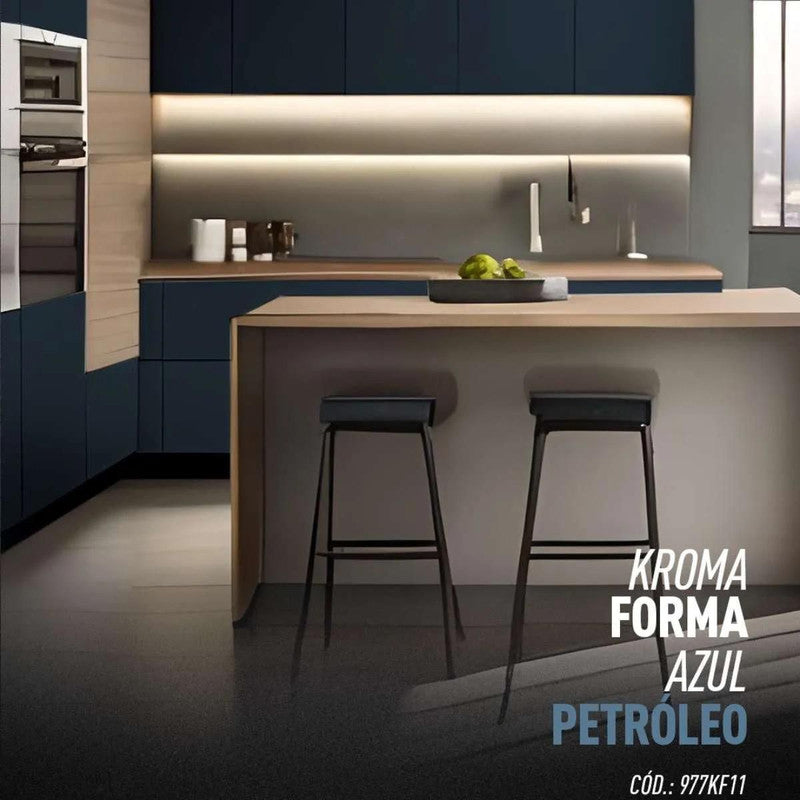 Adesivo Decorativo Kroma Azul Petróleo