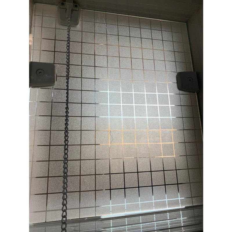 Adesivo Decorativo Jateado Cristal Quadra
