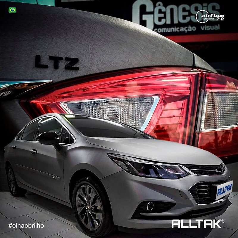 Adesivo Alltak Automotivo Brushed Graphite