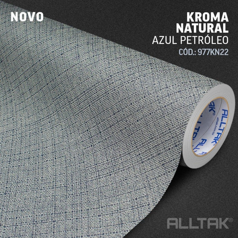 Adesivo Decorativo Kroma Natural Azul Petróleo