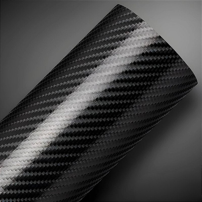 Adesivo Automotivo Fibra de Carbono 4D