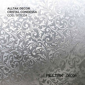 Adesivo Decorativo Jateado Cristal Condessa