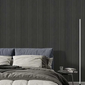Adesivo Decorativo Madeira Ripado Cinza  - Alltak Leon